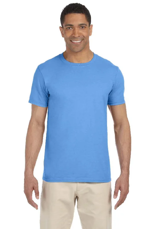 Gildan Mens Softstyle Short Sleeve Crewneck T-Shirt - Carolina Blue