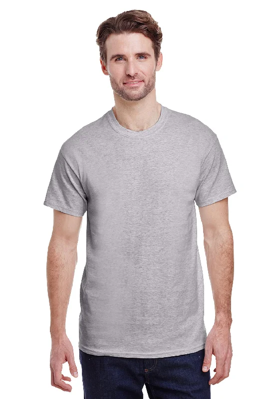 Gildan Mens Ultra Short Sleeve Crewneck T-Shirt - Sport Grey