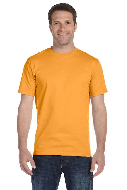 Hanes Mens Beefy-T Short Sleeve Crewneck T-Shirt - Gold