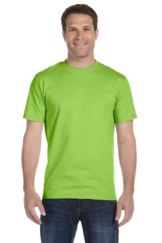 Hanes Mens Beefy-T Short Sleeve Crewneck T-Shirt - Lime Green