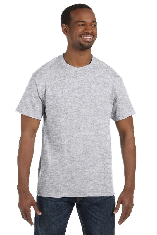 Hanes Mens ComfortSoft Short Sleeve Crewneck T-Shirt - Ash Grey