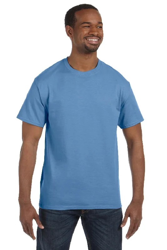 Hanes Mens ComfortSoft Short Sleeve Crewneck T-Shirt - Carolina Blue