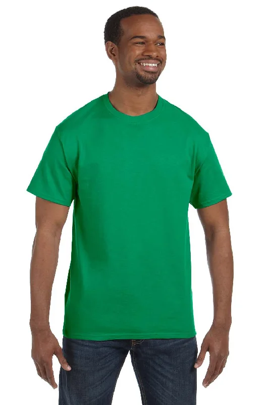 Hanes Mens ComfortSoft Short Sleeve Crewneck T-Shirt - Kelly Green