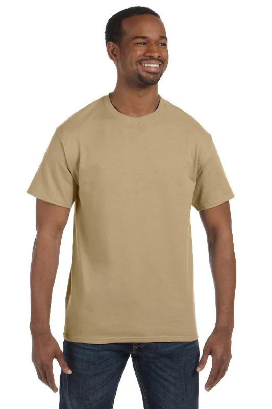 Hanes Mens ComfortSoft Short Sleeve Crewneck T-Shirt - Pebble