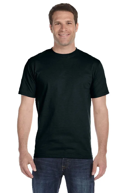 Hanes Mens ComfortSoft Short Sleeve Crewneck T-Shirt - Black