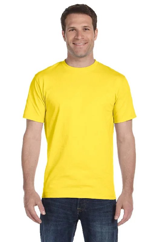 Hanes Mens ComfortSoft Short Sleeve Crewneck T-Shirt - Yellow