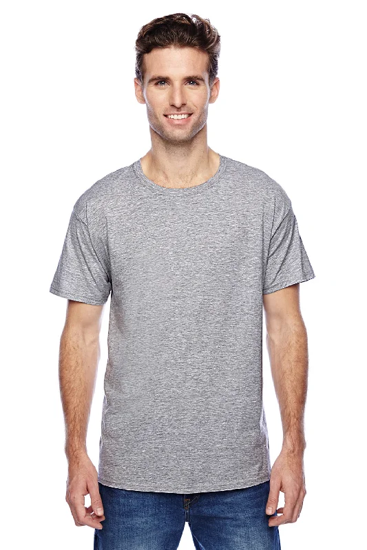 Hanes Mens X-Temp Moisture Wicking Short Sleeve Crewneck T-Shirt - Light Steel Grey - Closeout