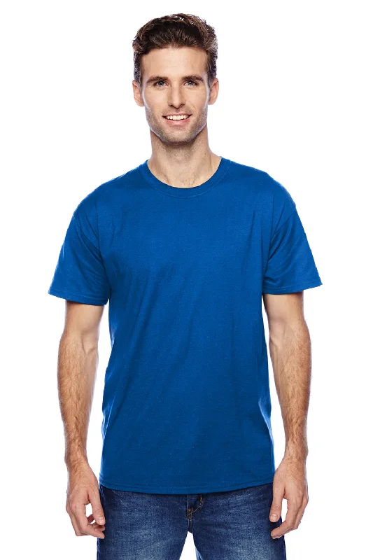 Hanes Mens X-Temp Moisture Wicking Short Sleeve Crewneck T-Shirt - Deep Royal Blue - Closeout