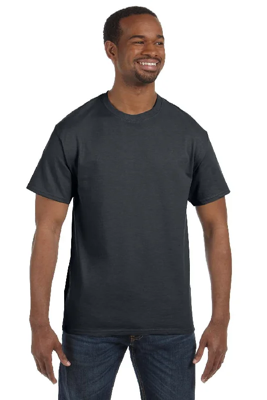 Jerzees Mens Dri-Power Moisture Wicking Short Sleeve Crewneck T-Shirt - Charcoal Grey