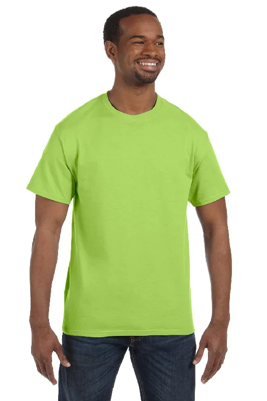 Jerzees Mens Dri-Power Moisture Wicking Short Sleeve Crewneck T-Shirt - Neon Green