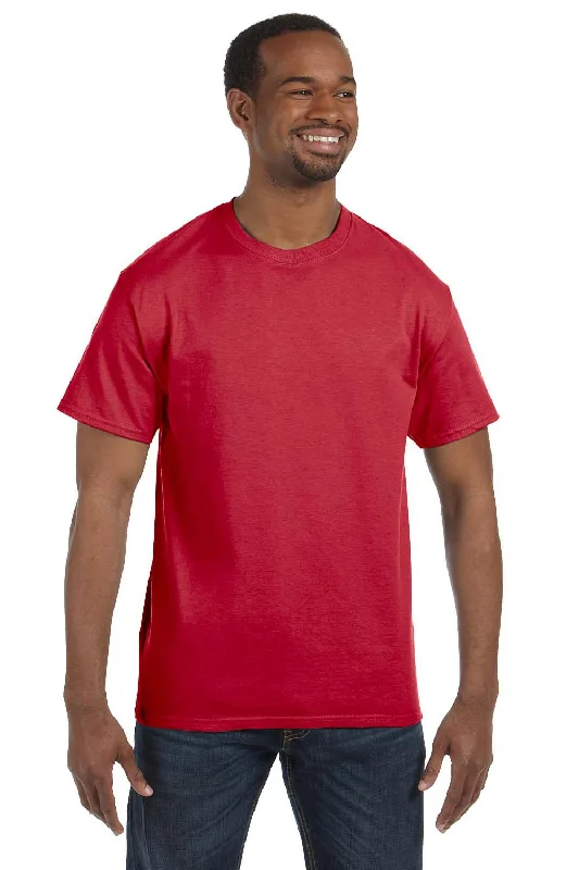 Jerzees Mens Dri-Power Moisture Wicking Short Sleeve Crewneck T-Shirt - True Red