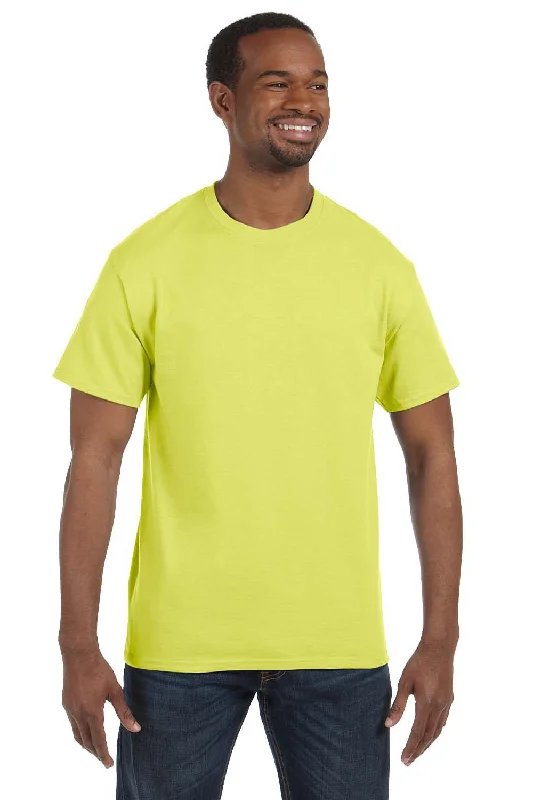 Jerzees Mens Dri-Power Moisture Wicking Short Sleeve Crewneck T-Shirt - Safety Green