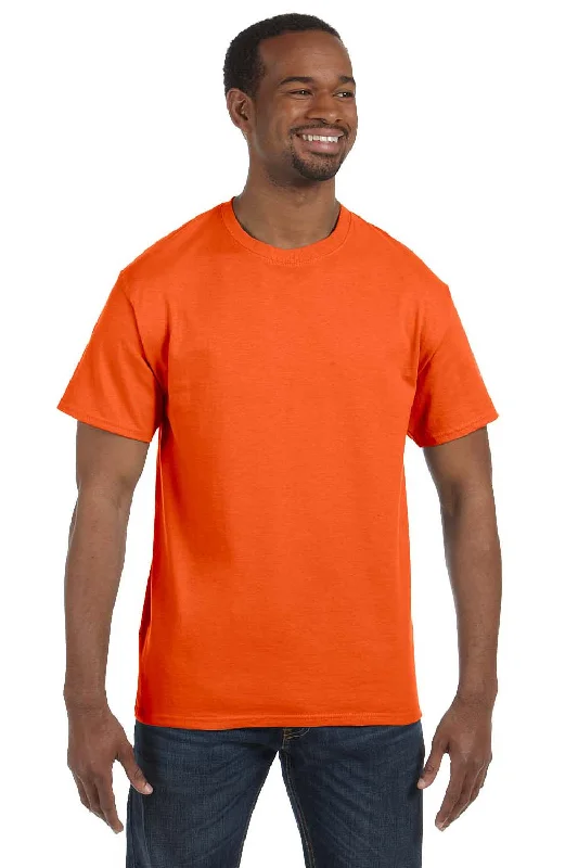 Jerzees Mens Dri-Power Moisture Wicking Short Sleeve Crewneck T-Shirt - Safety Orange