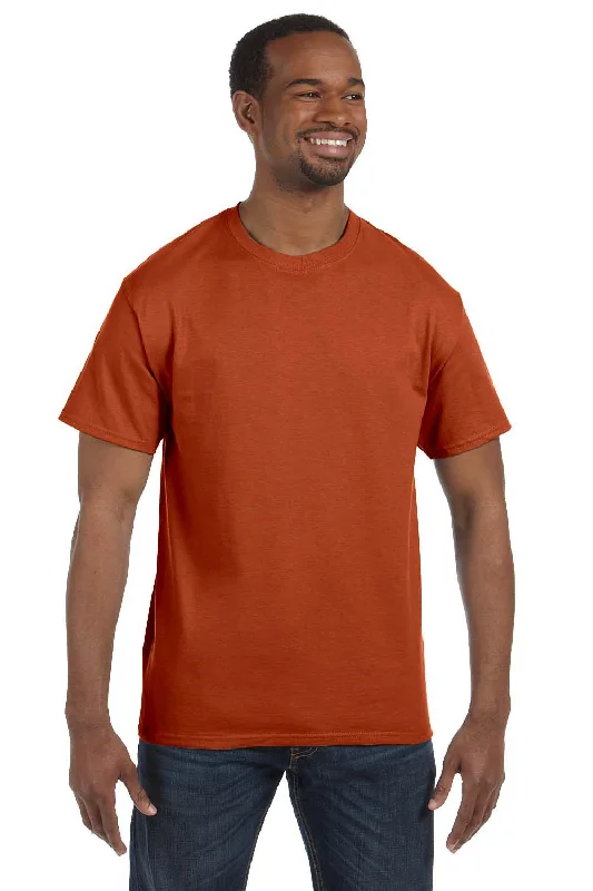 Jerzees Mens Dri-Power Moisture Wicking Short Sleeve Crewneck T-Shirt - Texas Orange