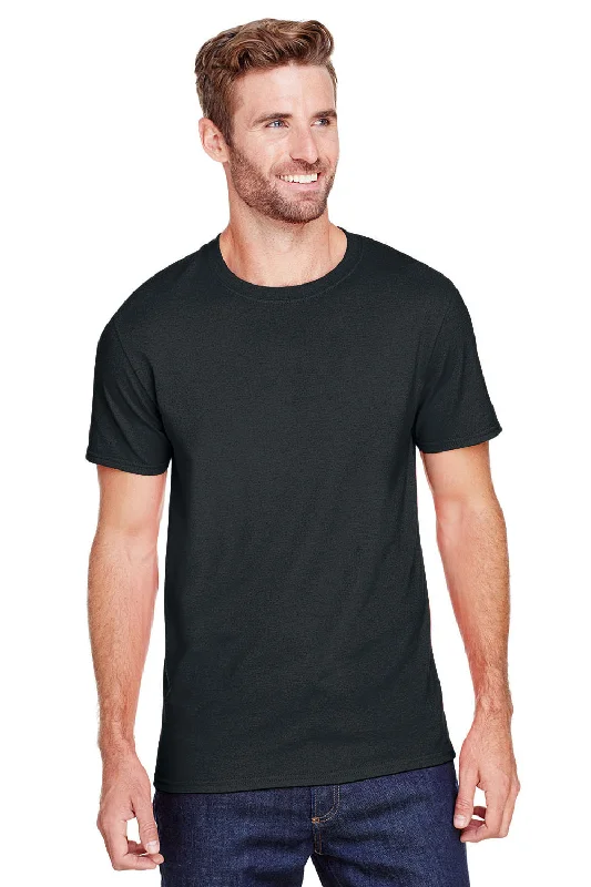 Jerzees Mens Premium Blend Moisture Wicking Short Sleeve Crewneck T-Shirt - Black