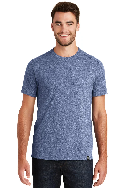 New Era Mens Heritage Short Sleeve Crewneck T-Shirt - Dark Royal Blue Twist