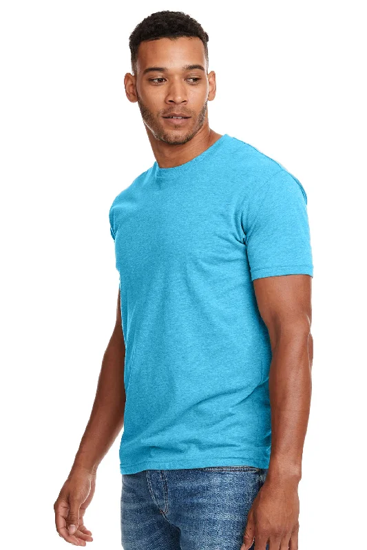 Next Level Mens CVC Jersey Short Sleeve Crewneck T-Shirt - Bondi Blue