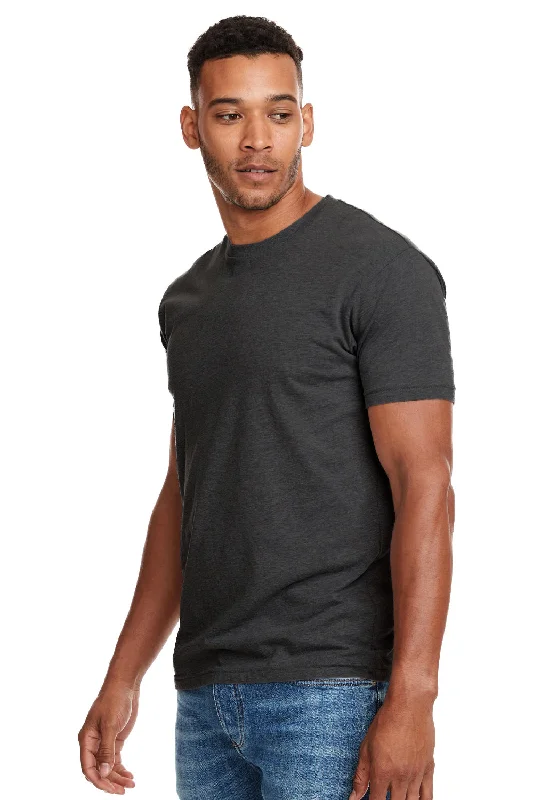 Next Level Mens CVC Jersey Short Sleeve Crewneck T-Shirt - Charcoal Grey