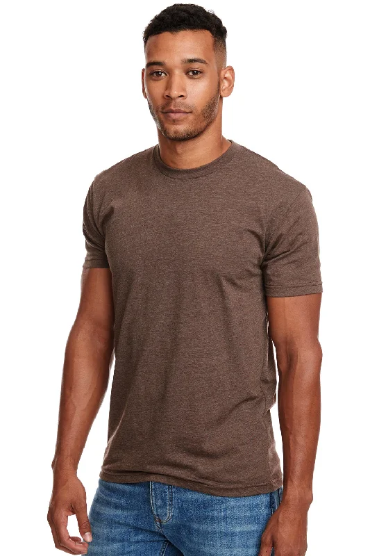 Next Level Mens CVC Jersey Short Sleeve Crewneck T-Shirt - Espresso Brown