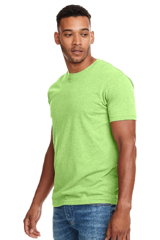 Next Level Mens CVC Jersey Short Sleeve Crewneck T-Shirt - Neon Green