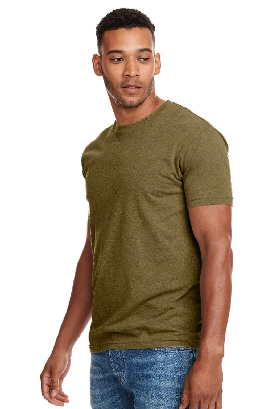 Next Level Mens CVC Jersey Short Sleeve Crewneck T-Shirt - Military Green