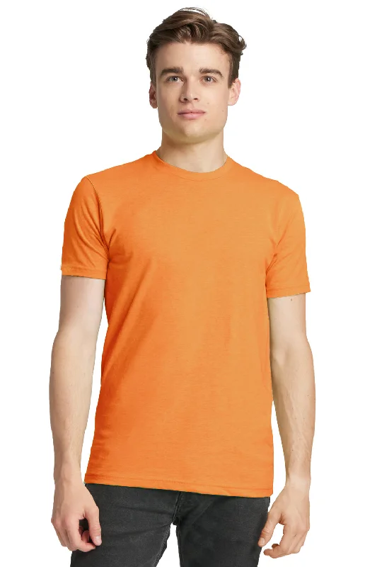 Next Level Mens CVC Jersey Short Sleeve Crewneck T-Shirt - Orange