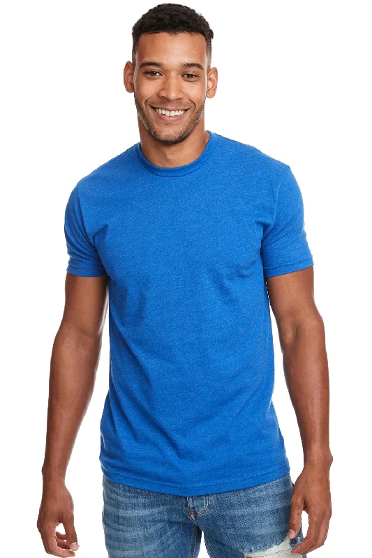 Next Level Mens CVC Jersey Short Sleeve Crewneck T-Shirt - Turquoise Blue