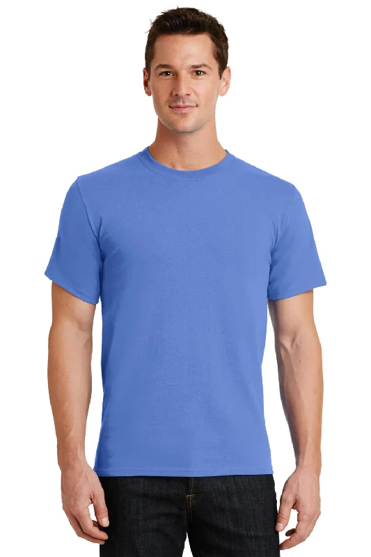 Port & Company Mens Essential Short Sleeve Crewneck T-Shirt - Ultramarine Blue