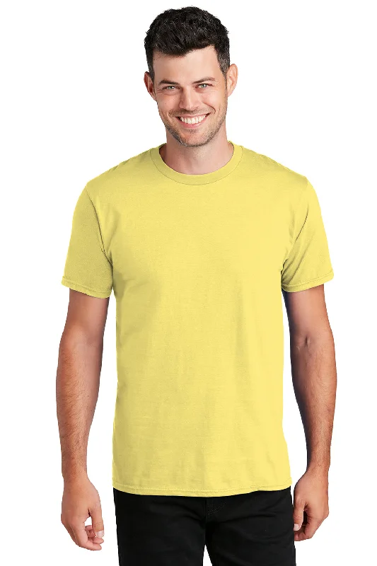 Port & Company Mens Fan Favorite Short Sleeve Crewneck T-Shirt - Yellow