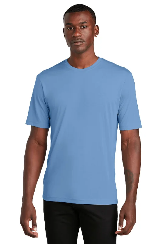 Sport-Tek Mens Competitor Moisture Wicking Short Sleeve Crewneck T-Shirt - Carolina Blue