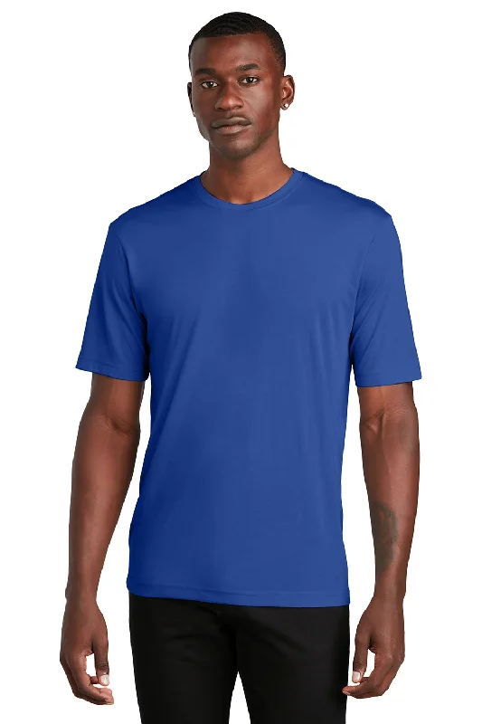 Sport-Tek Mens Competitor Moisture Wicking Short Sleeve Crewneck T-Shirt - True Royal Blue