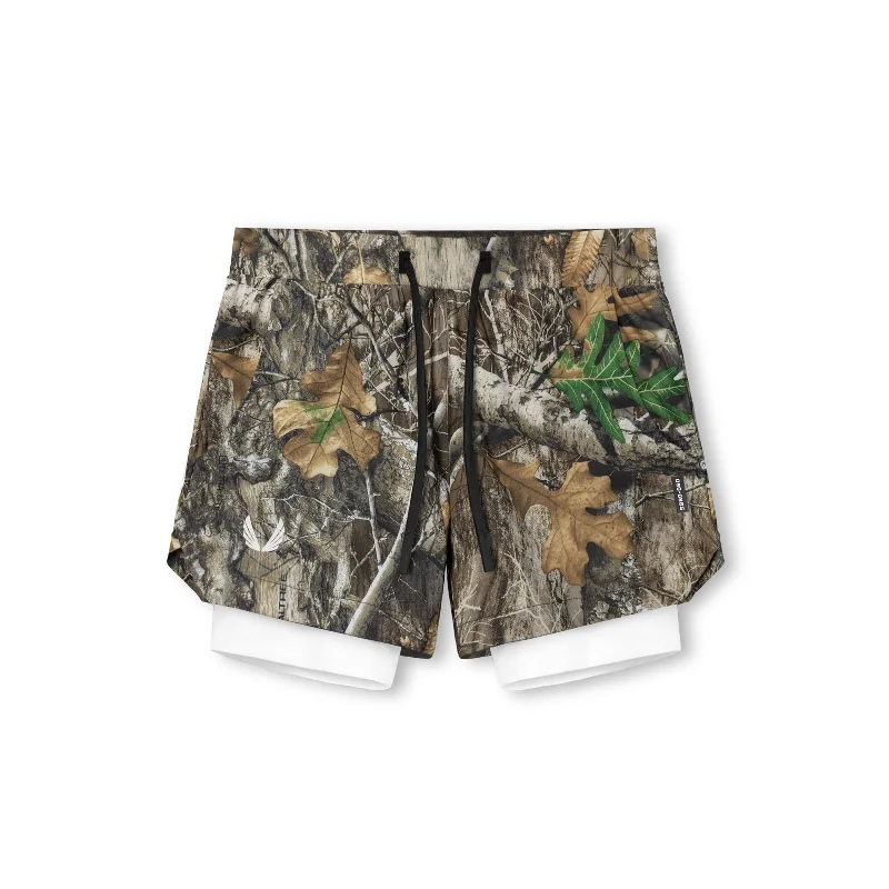 0865. Tetra-Lite® 5" Liner Short - Realtree® Camo / White / White "Wings"