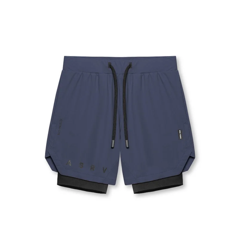 0866. Tetra-Lite® 7" Liner Short - Navy "ASRV"/Black