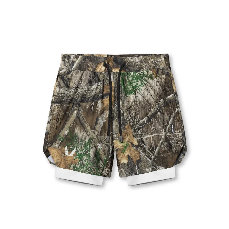 0866. Tetra-Lite® 7" Liner Short - Realtree® Camo / White / White "Wings"