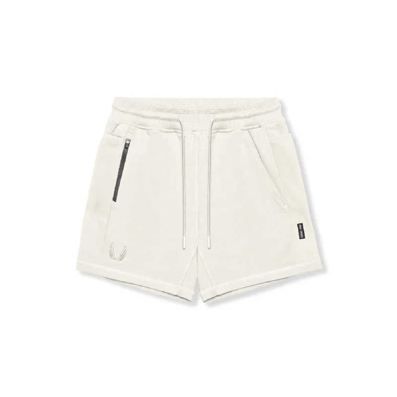 0867. Tech-Terry™ Sidelock Sweat Short - Ivory Cream