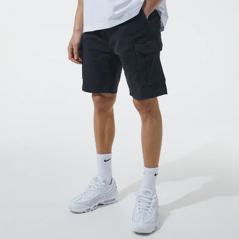 Classic Cargo Short | Washed Black