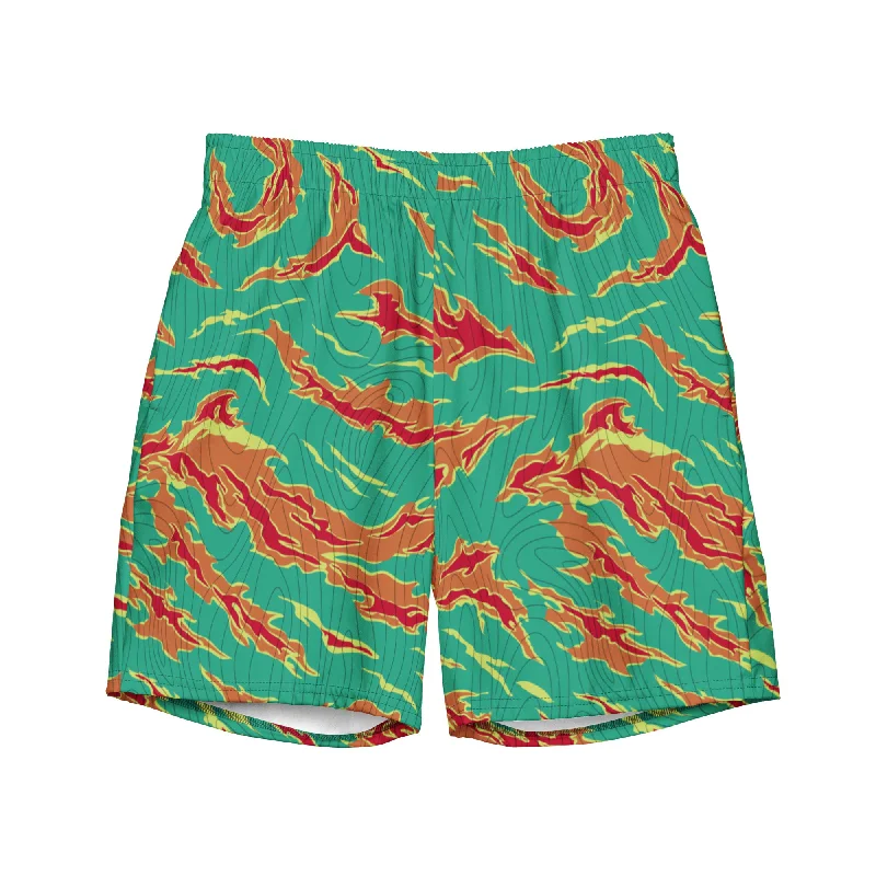 Electric Irving Tiger Stripe Men's Swim Trunks