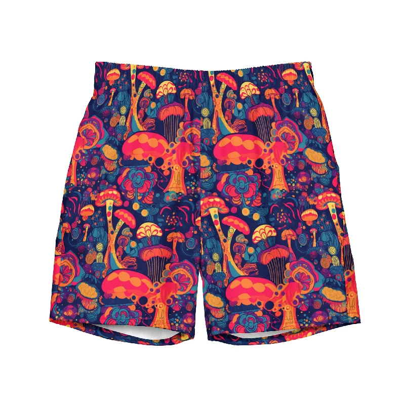 Electric Psilocybin Men's Swim Trunks