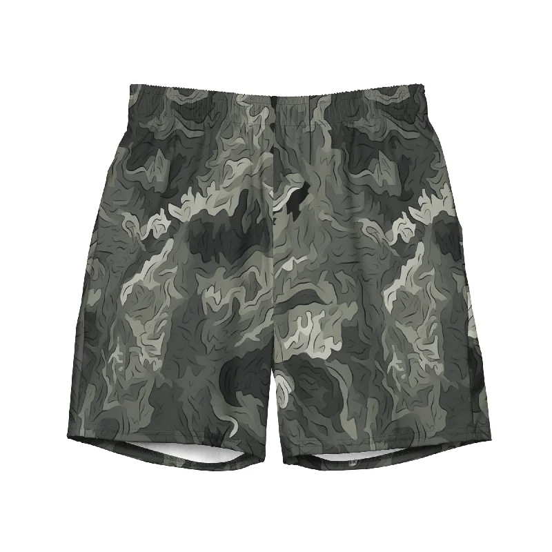 Greyzone Organic Woodland Camouflage Men's Swim Trunks