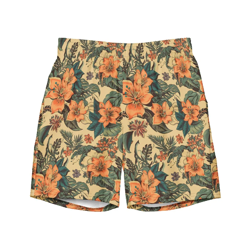 Kailua 1948 Men's Handmade Hawaiian Swim Trunks