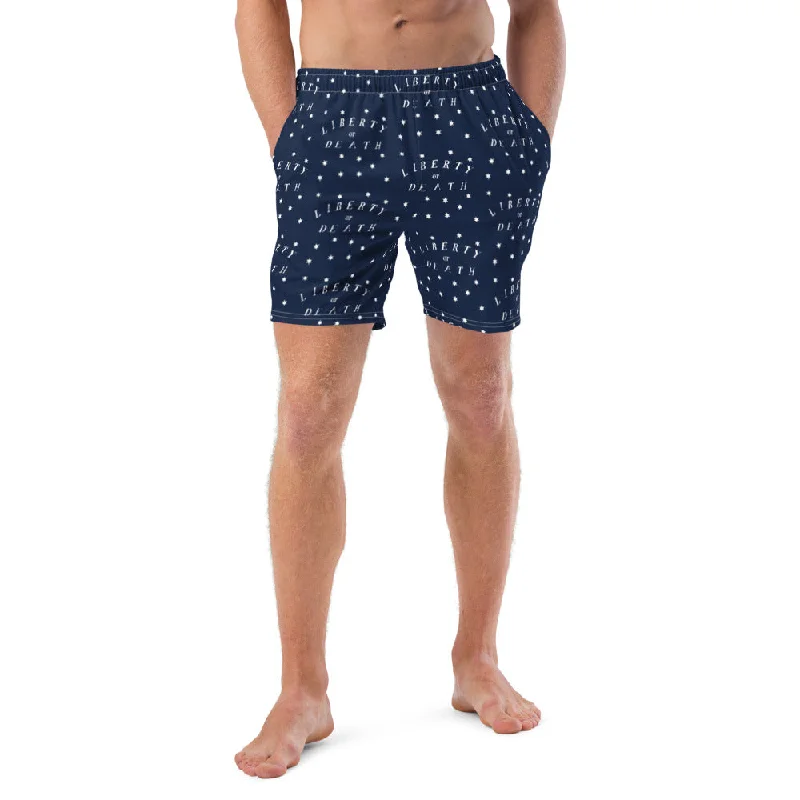 Liberty Or Death Star Spangled Men's swim trunks