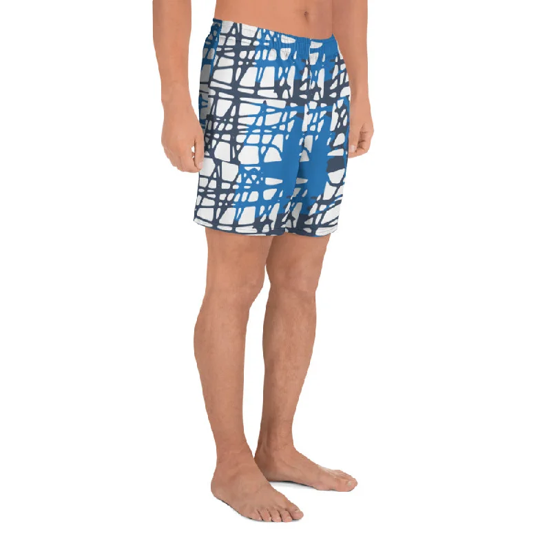 Radical Blue Men's Athletic  Shorts