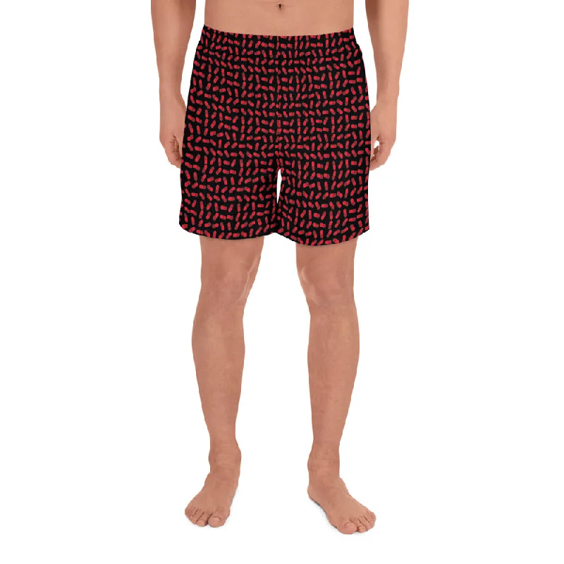 Red Pill Men's Athletic Long Shorts