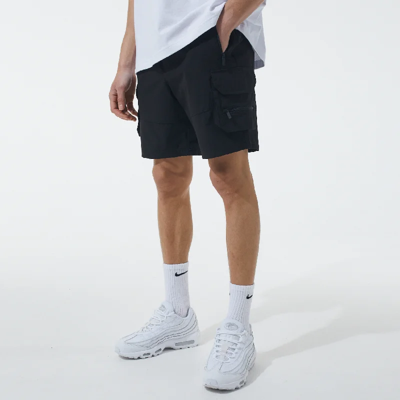 Stretch Tech Cargo Short | Black