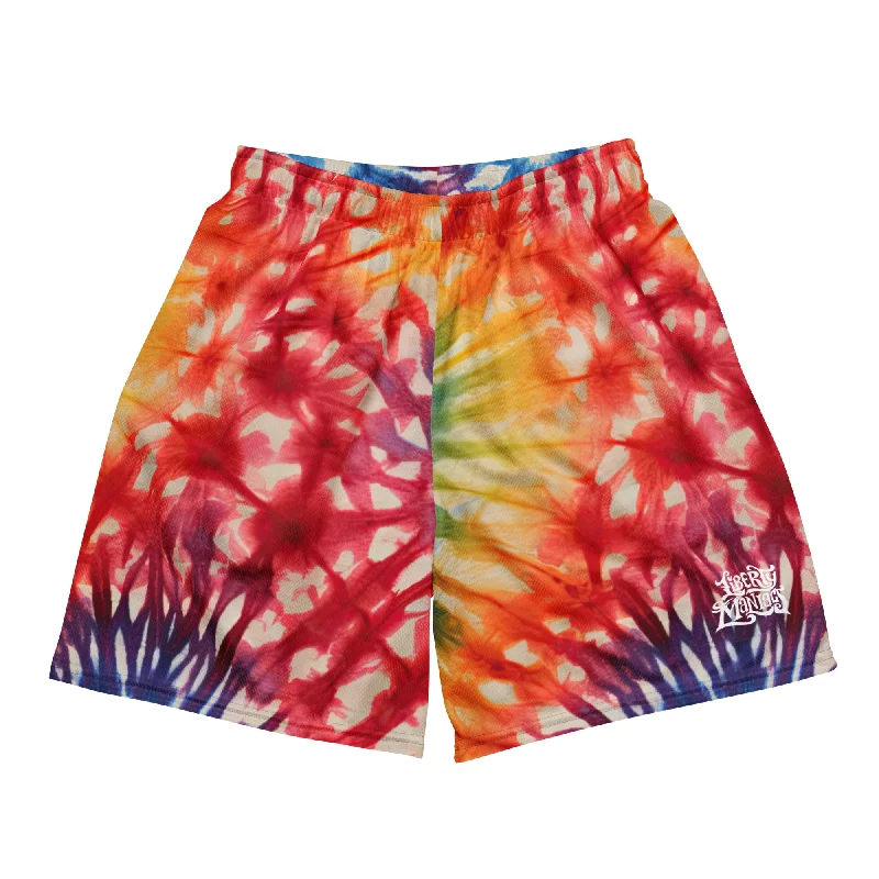 Tie Dye Mesh Shorts