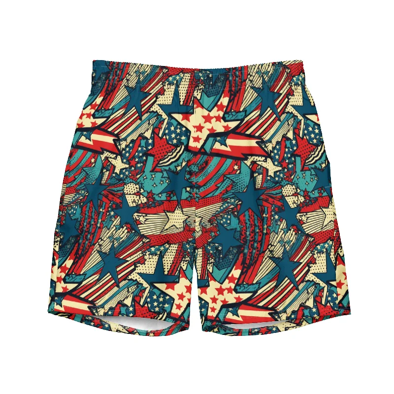 USA Splash Men's Swim Trunks